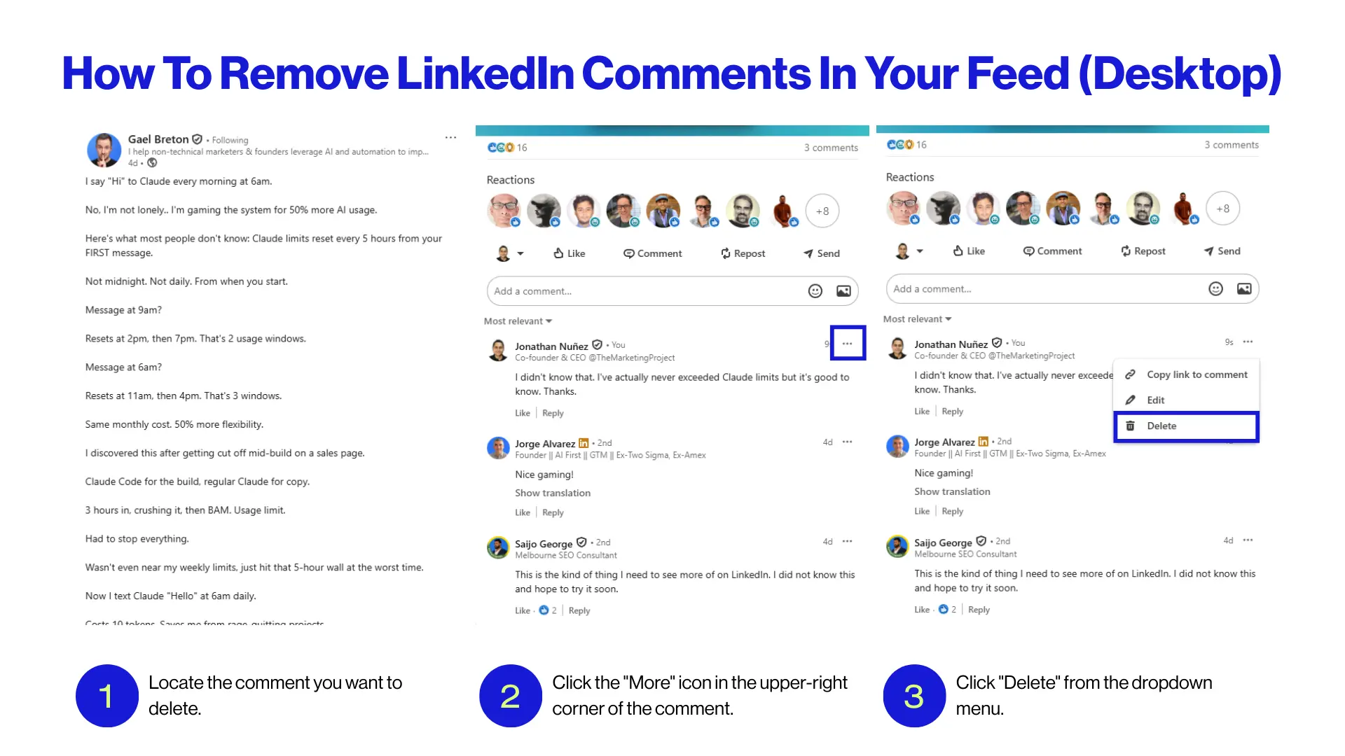 How To Remove LinkedIn Comments In Your Feed (Desktop