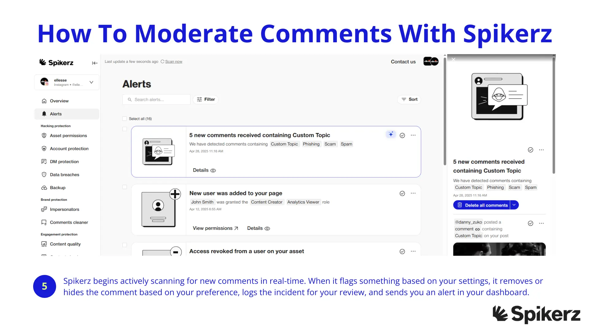 How To Moderate Comments With Spikerz 03