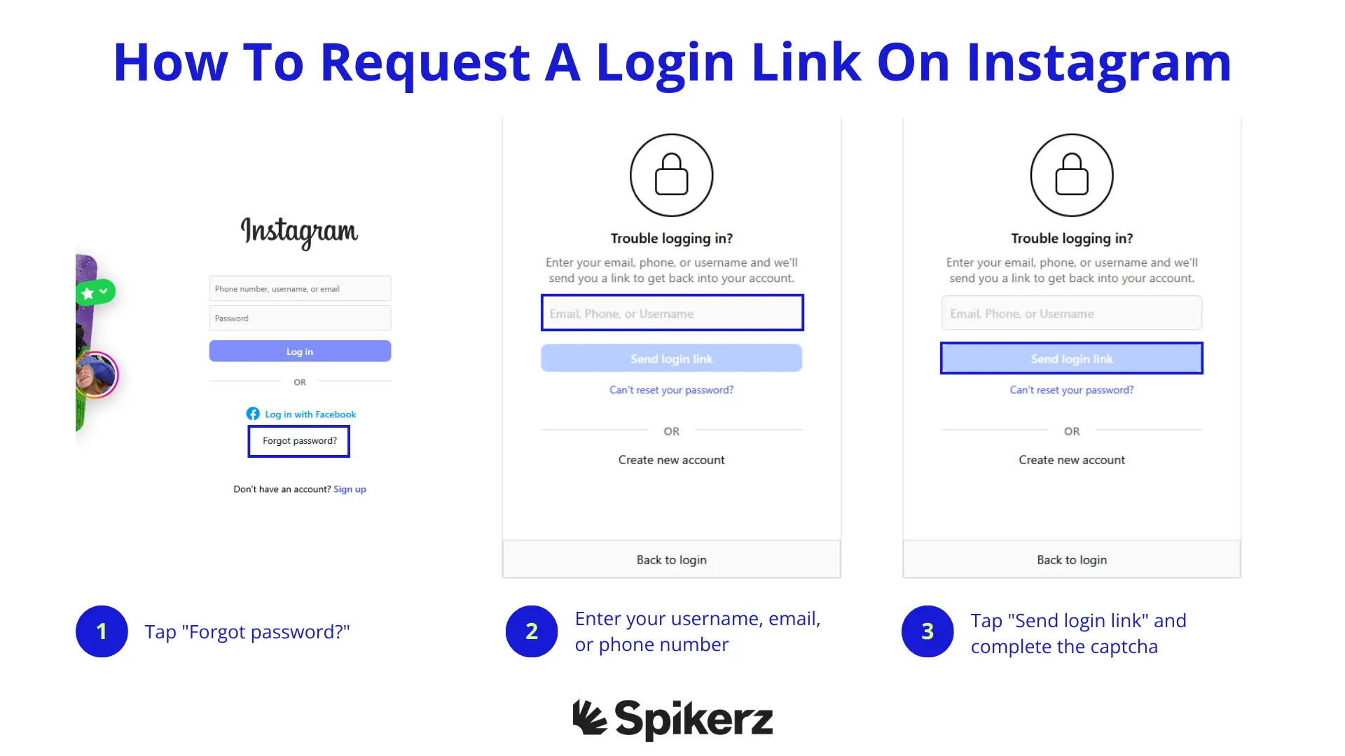 How To Request A Login Link On The Instagram Login Screen