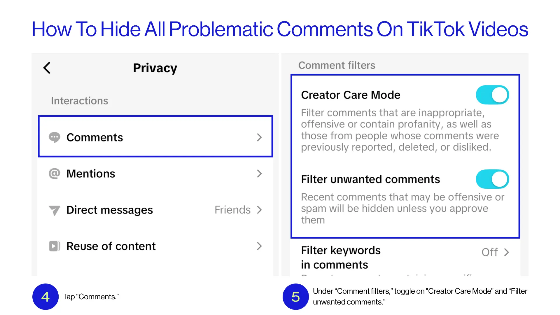 Spikerz How To Hide All Problematic Comments On TikTok Videos 02
