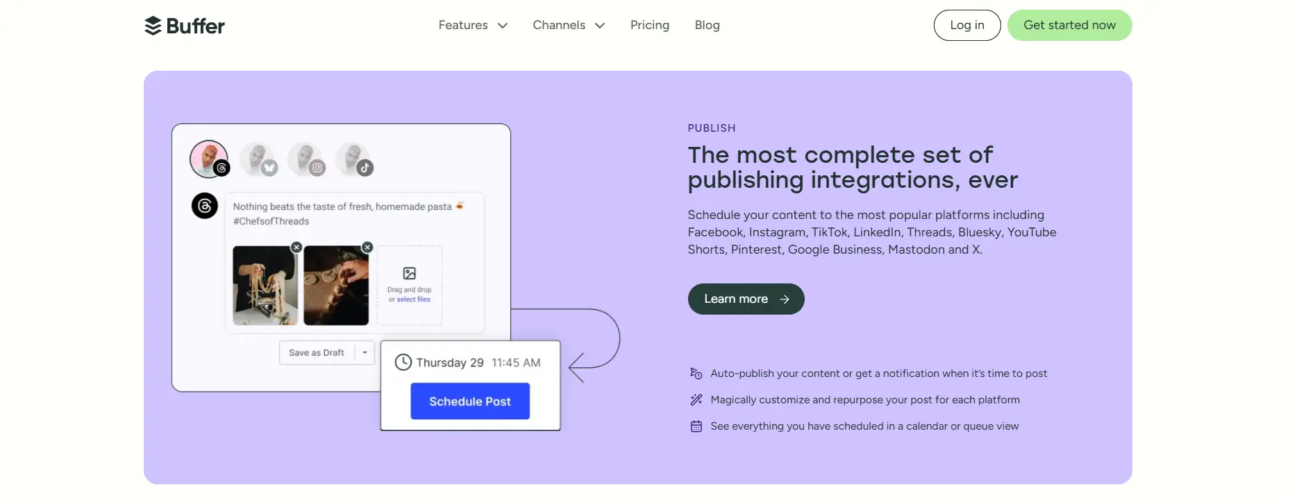 7) Buffer: Social Publishing With Monitoring Integration - 10 Best Social Media Monitoring Tools In 2025