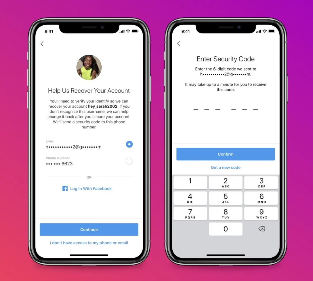 Update your phone number and email
