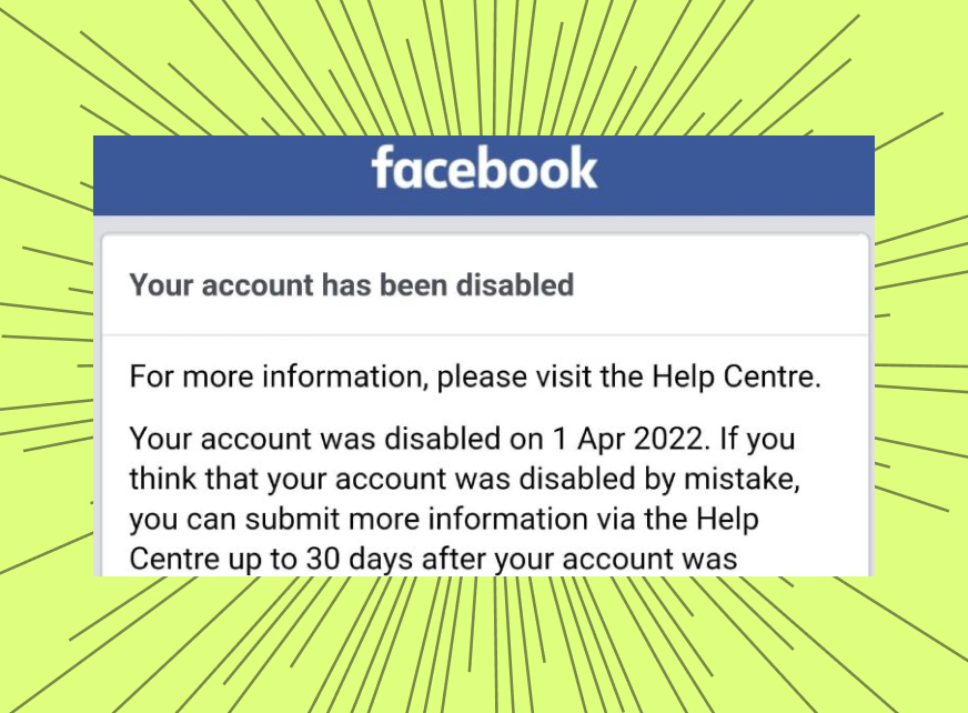 Illustration for How To Recover Your Disabled Facebook Account