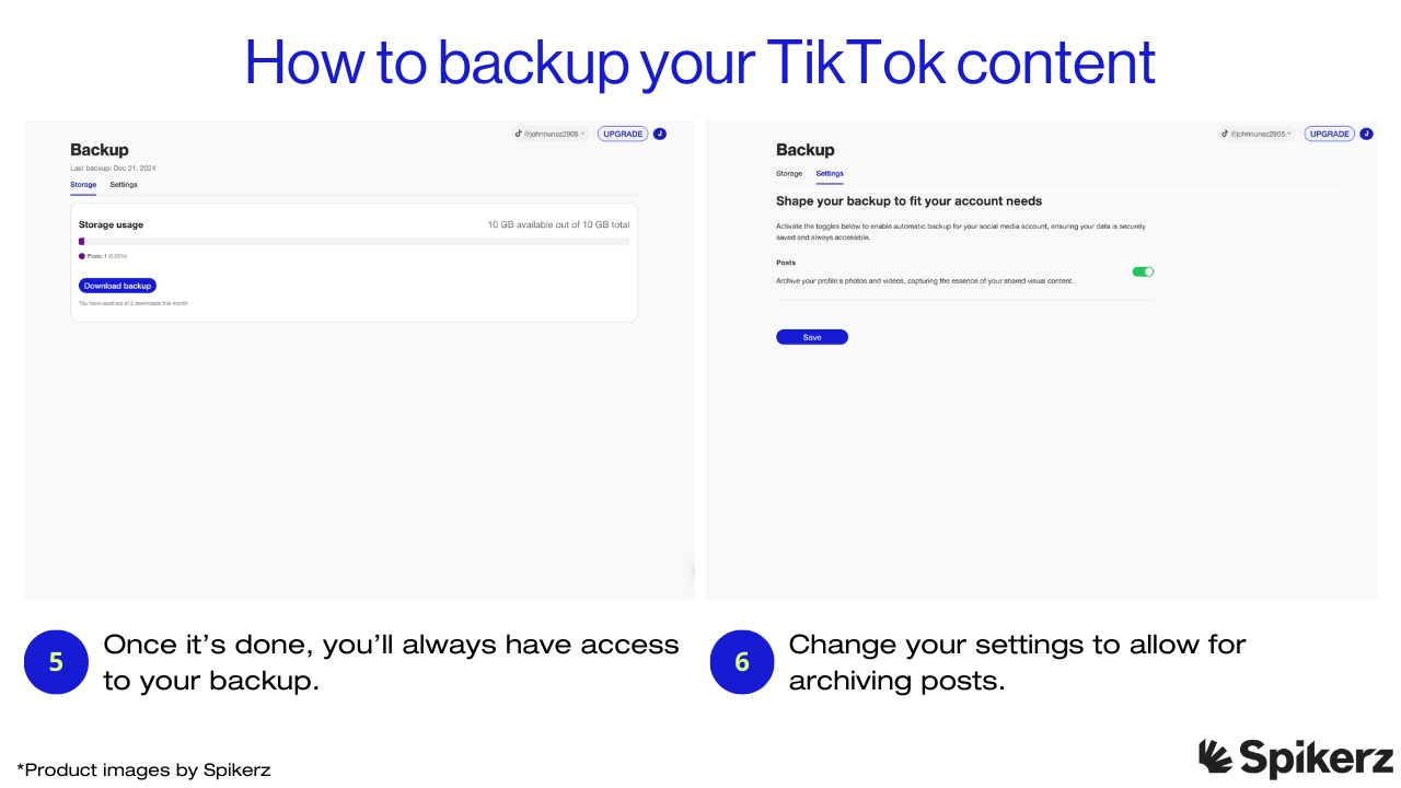 How can you backup your TikTok content? - US TikTok ban: When and why could the app be banned?