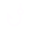 Phishing link detection icon in white