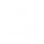 Takeover risk mitigation icon in white