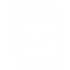 Content quality insights icon in white