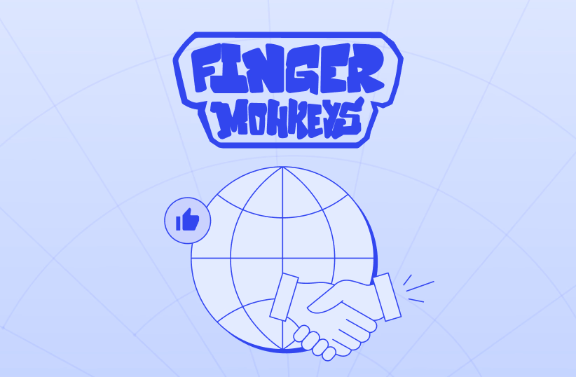 FingerMonkeys case study preview card