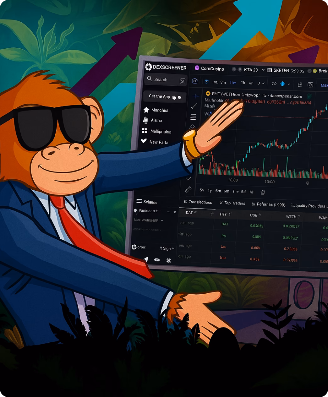 FingerMonkeys and Spikerz case study hero illustration
