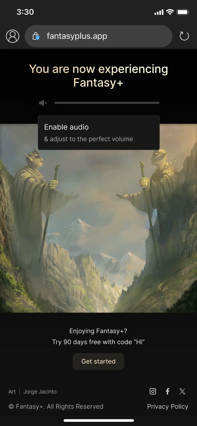 A screenshot of a fantasy book with the title you are now experiencing fantasy fantasy.