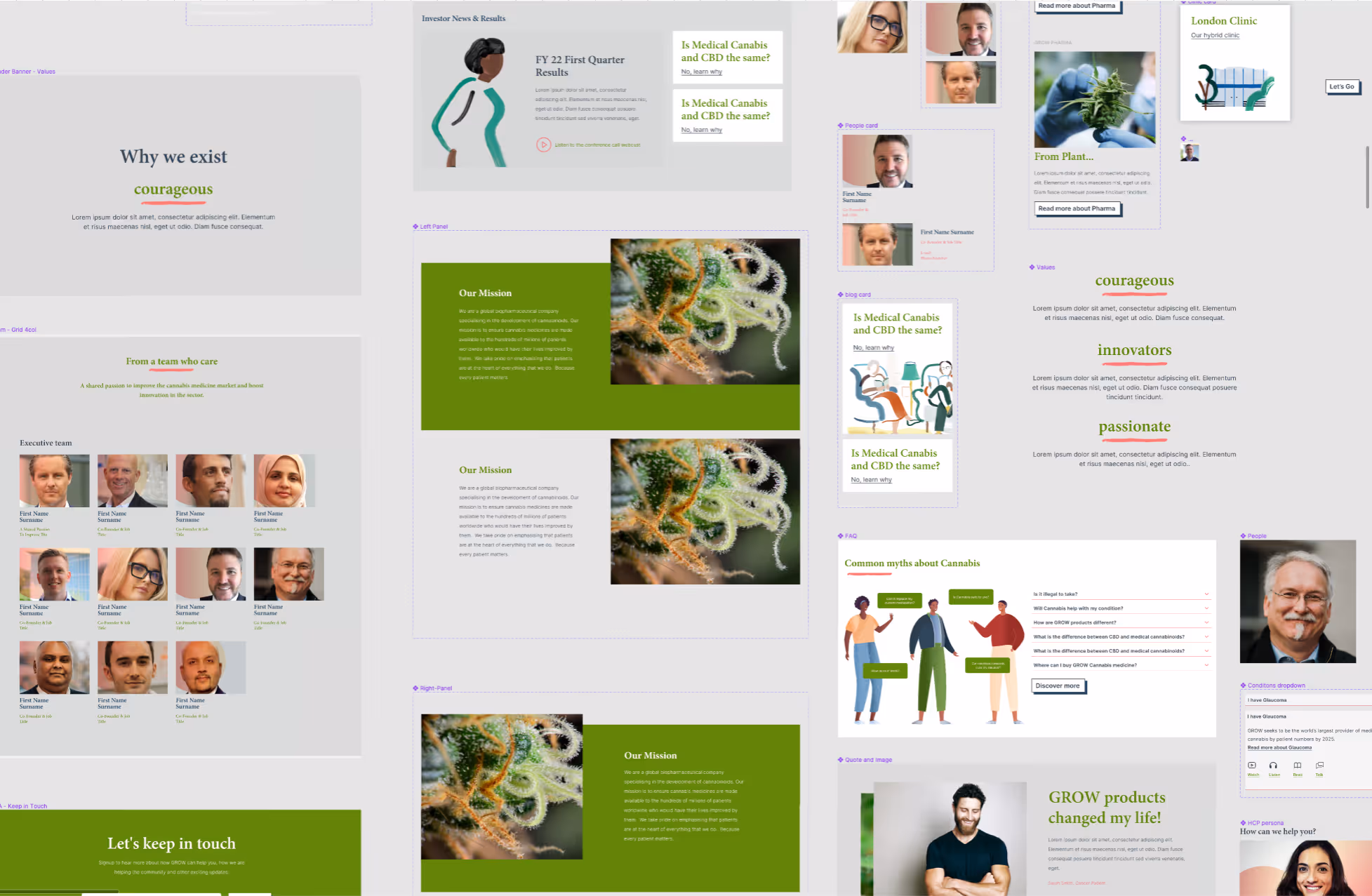 two posters side by side displaying customer quotes