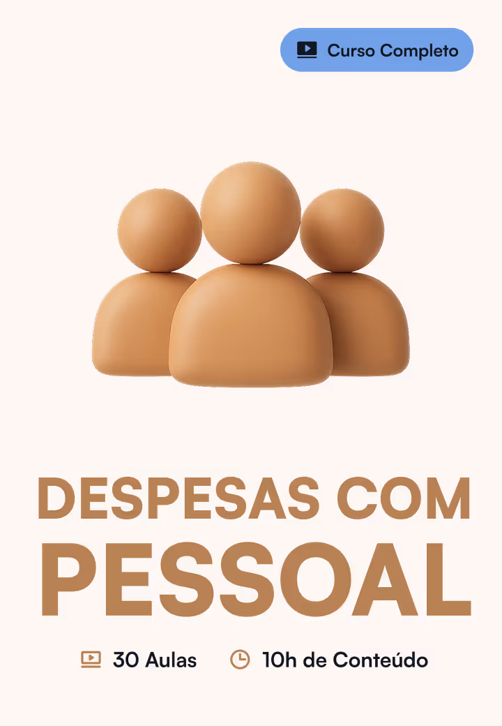 Capa Curso Despesas com Pessoal