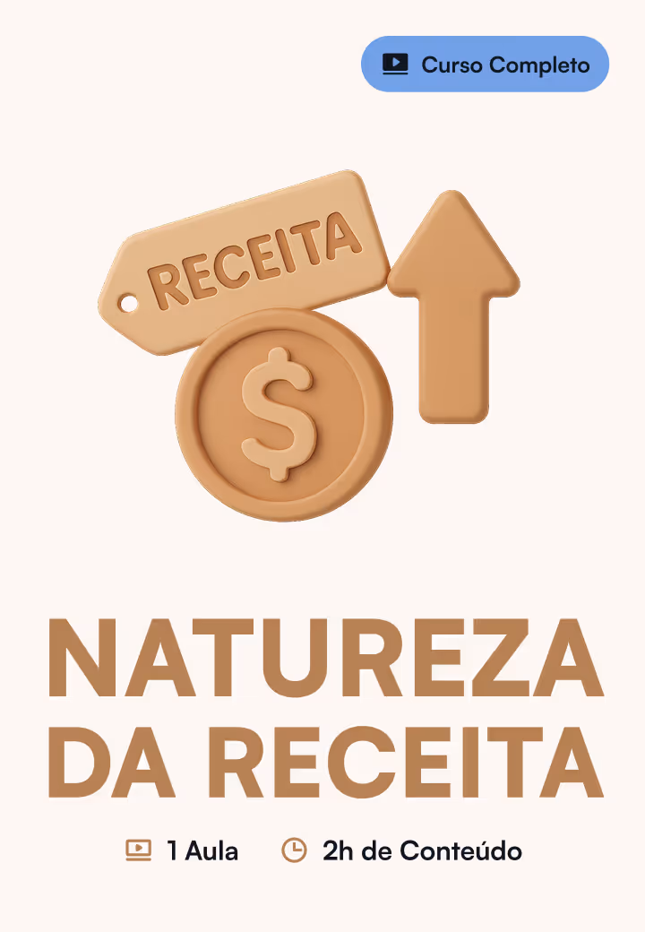 Capa Curso Natureza da Receita