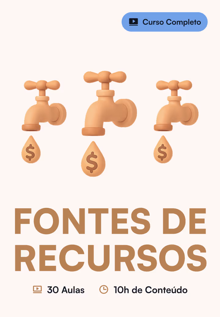 Capa Curso Fontes de Recursos