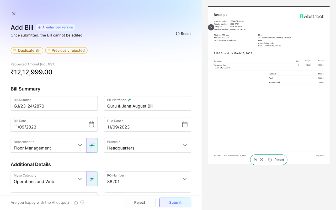 AI-Powered Data Extraction