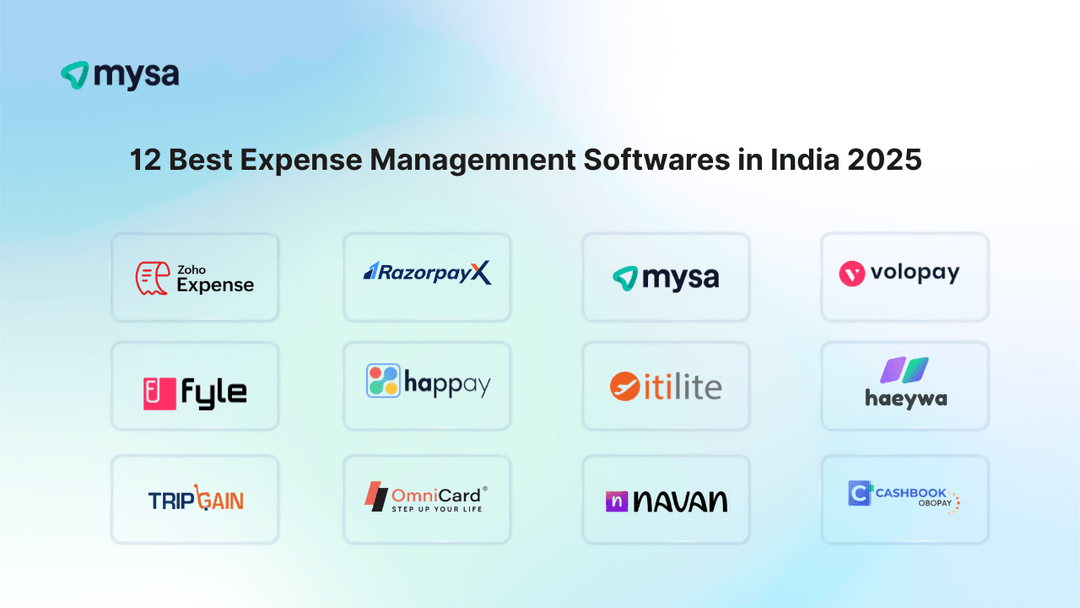 12 Best Expense Management Software in India 2026 | Mysa