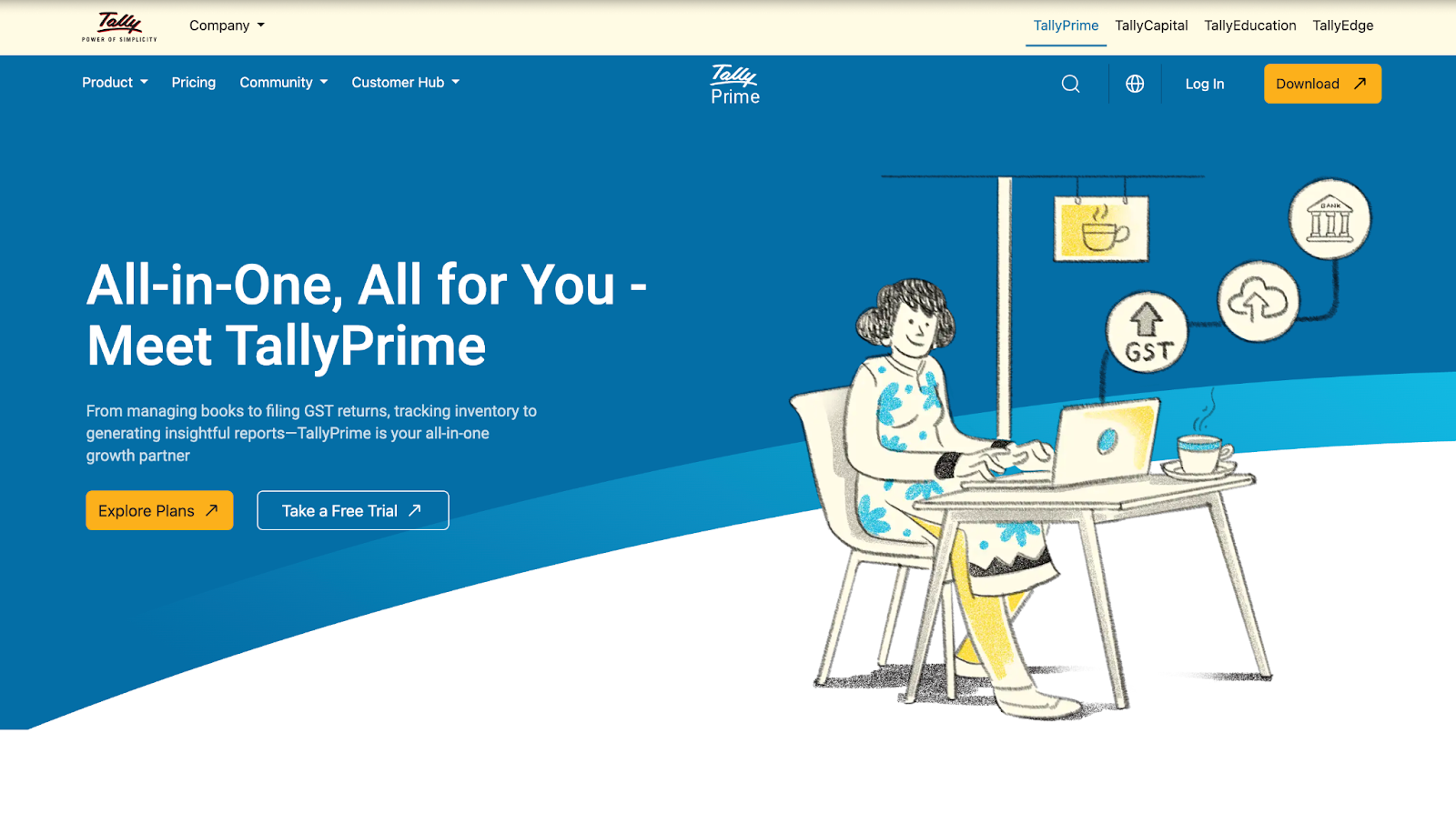 TallyPrime Homepage