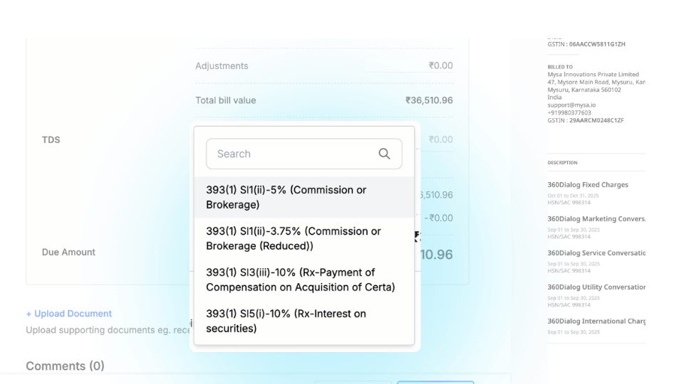 screenshot of mysa dashboard showing how they have updated the new TDS sections for faster finance reviewscreenshot of mysa dashboard showing how they have updated the new TDS sections for faster finance reviewscreenshot of mysa dashboard showing how they have updated the new TDS sections for faster finance review