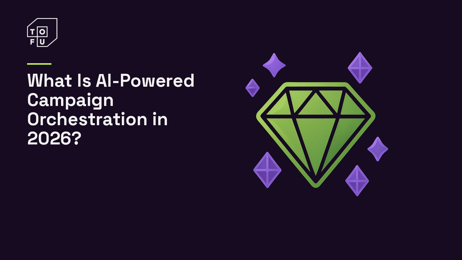 Tofu blog hero: What Is AI-Powered Campaign Orchestration in 2026?