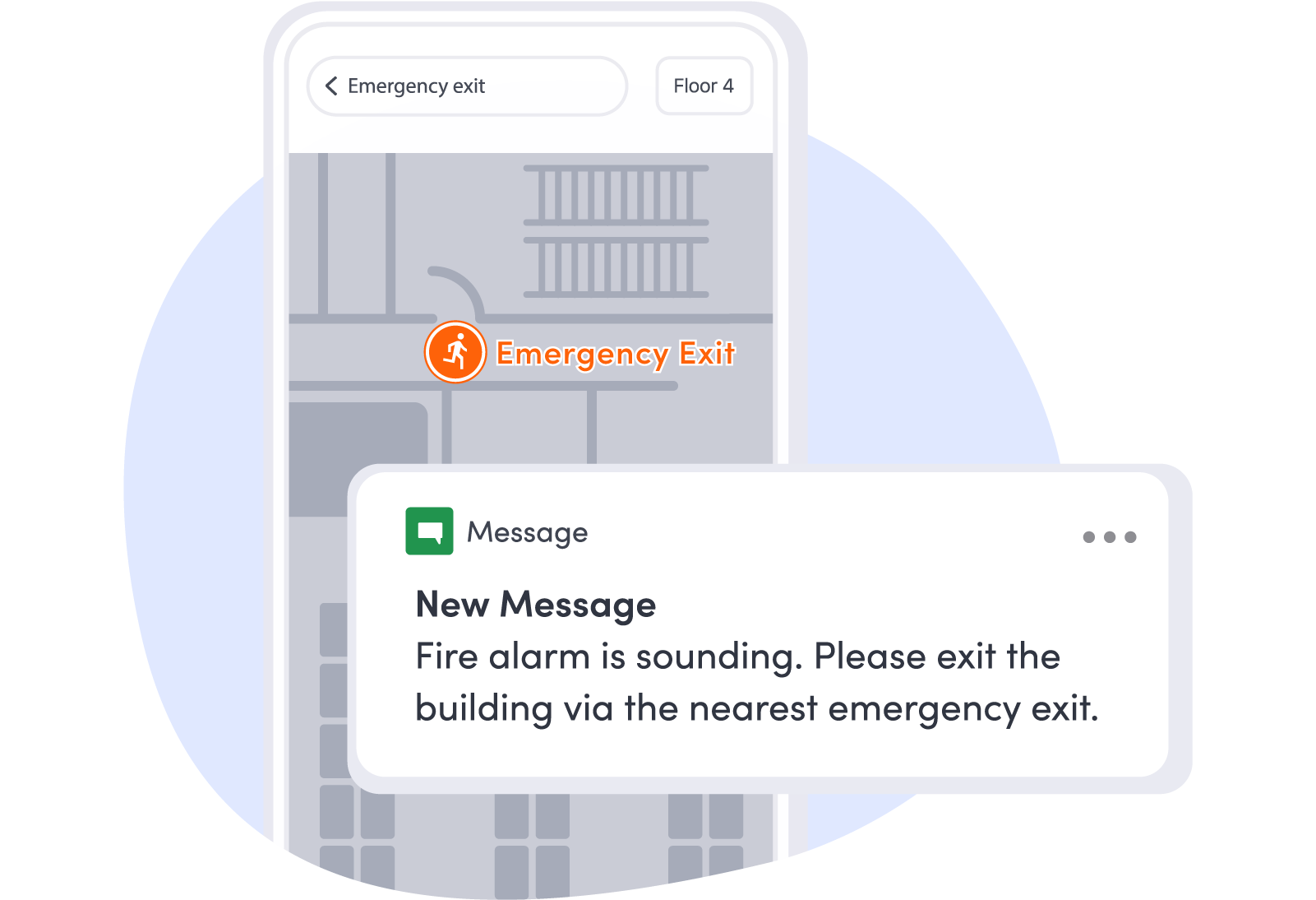 Emergency notifications alert on mobile