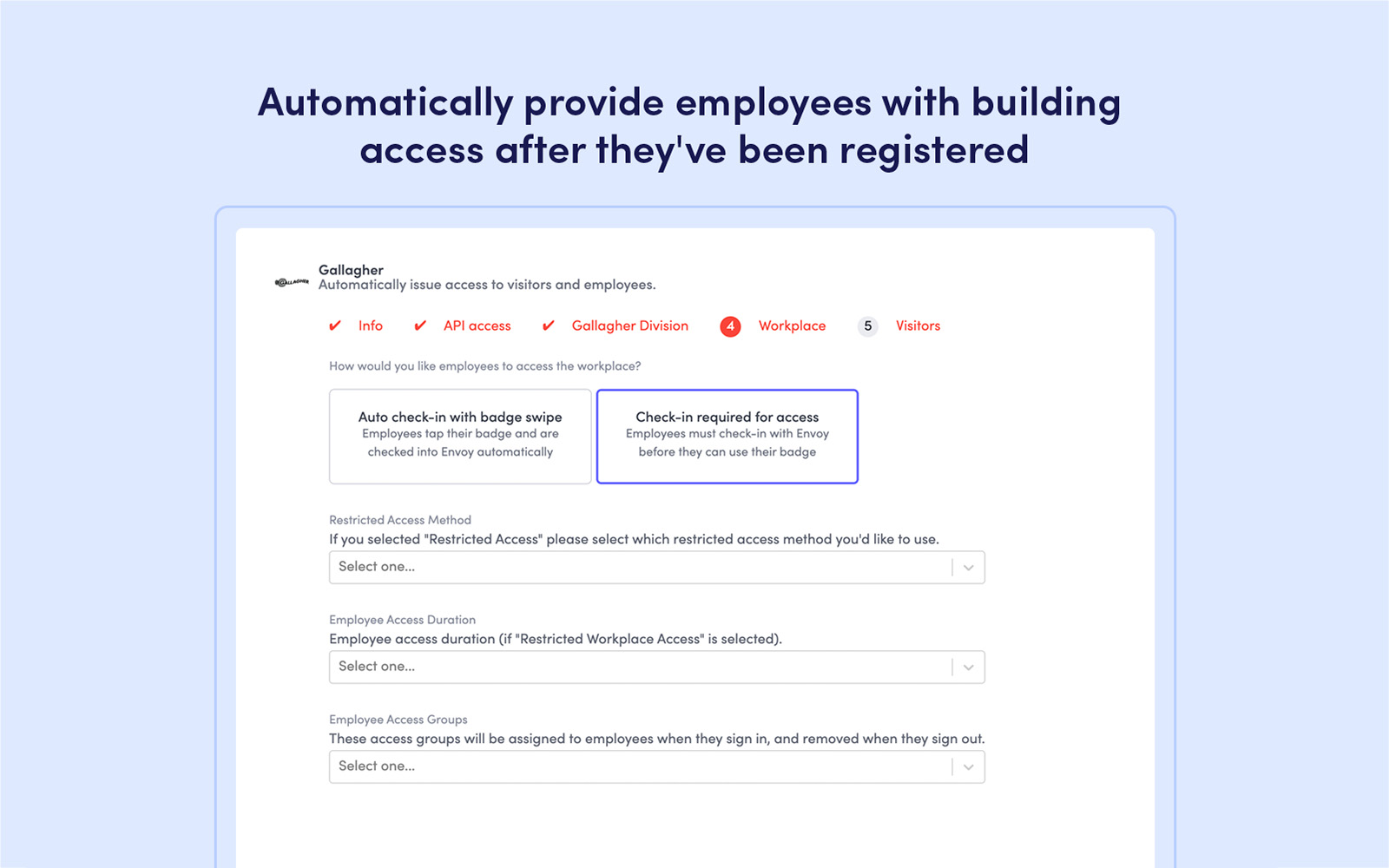 Gallagher Command Centre