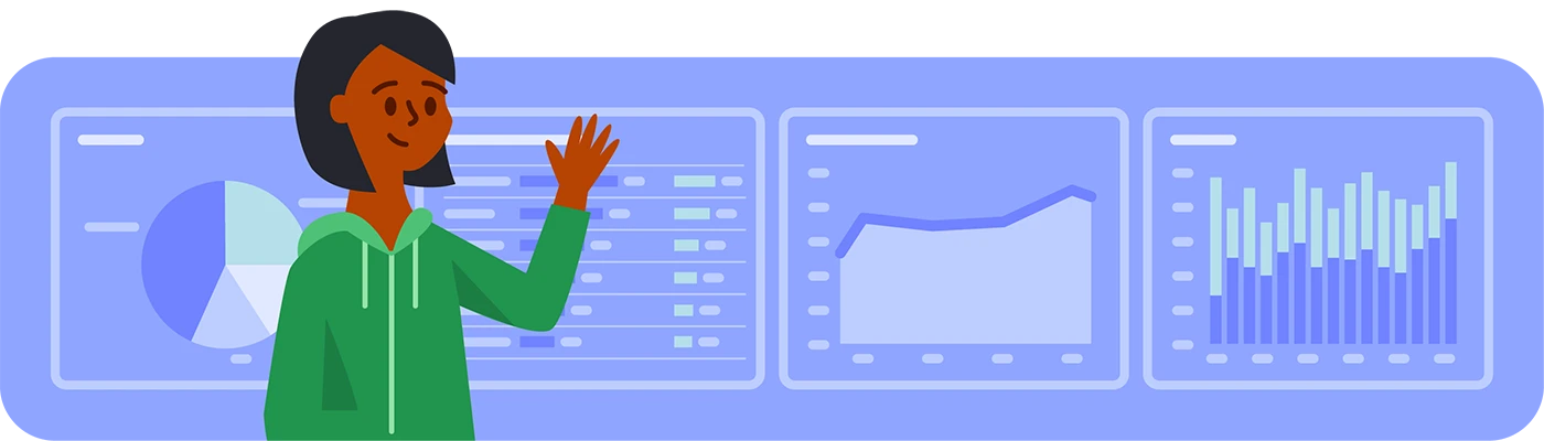 Illustration of a person waving