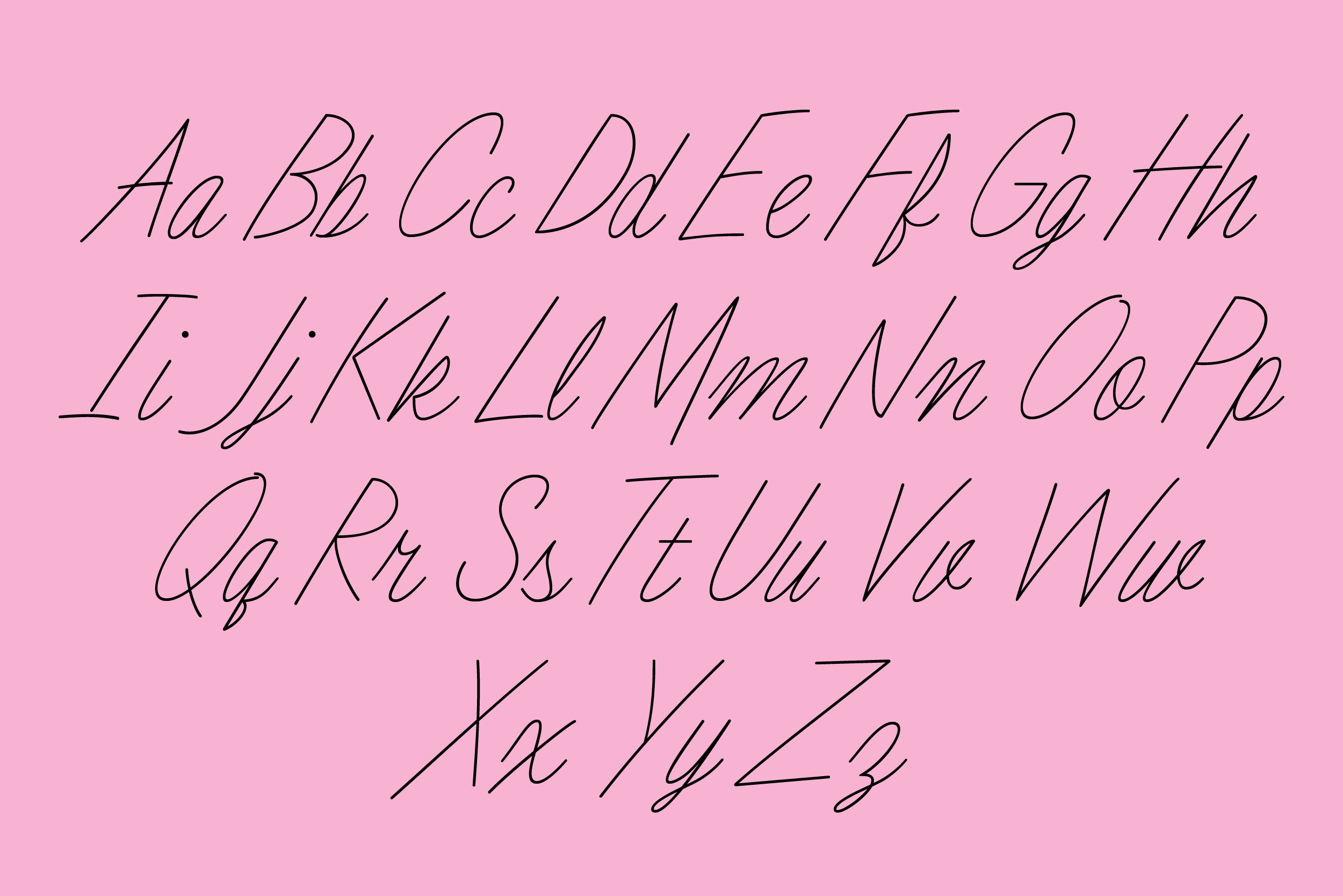 Stockinette Alphabet