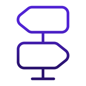 Signpost icon