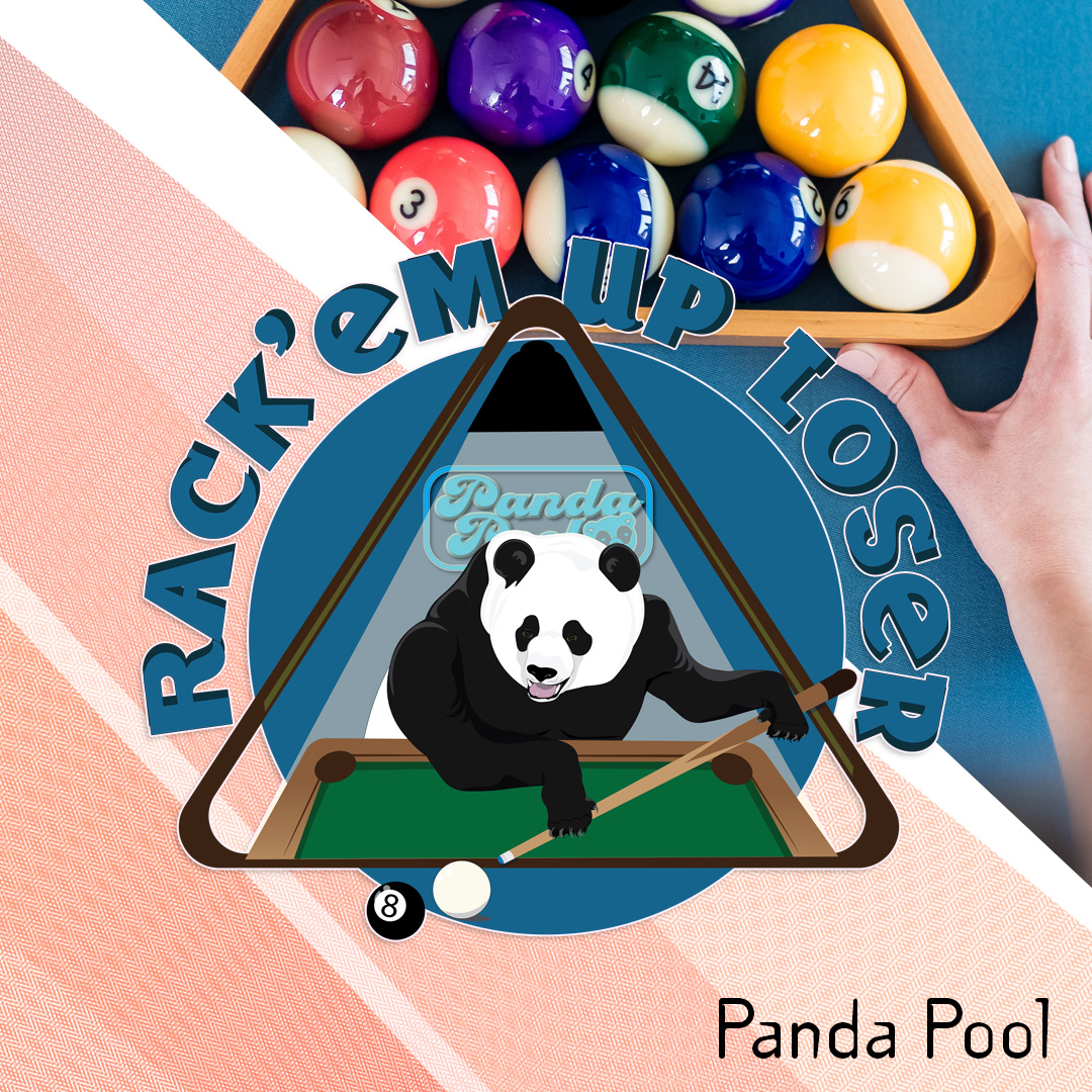 Panda pool, rack'em up loser