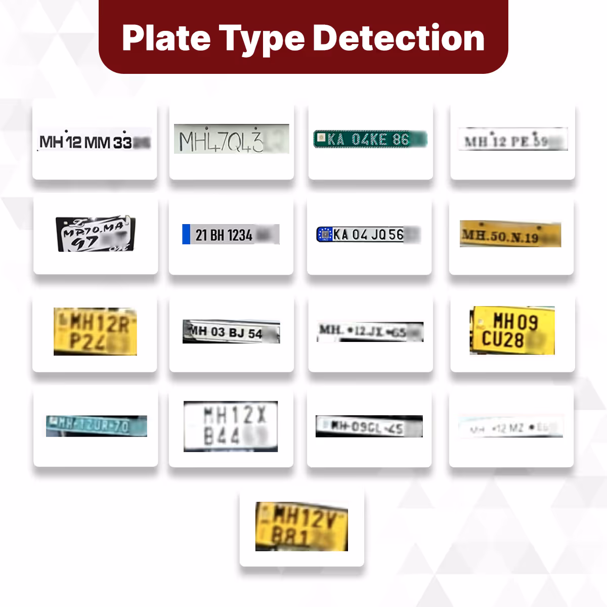 Plate type Detection