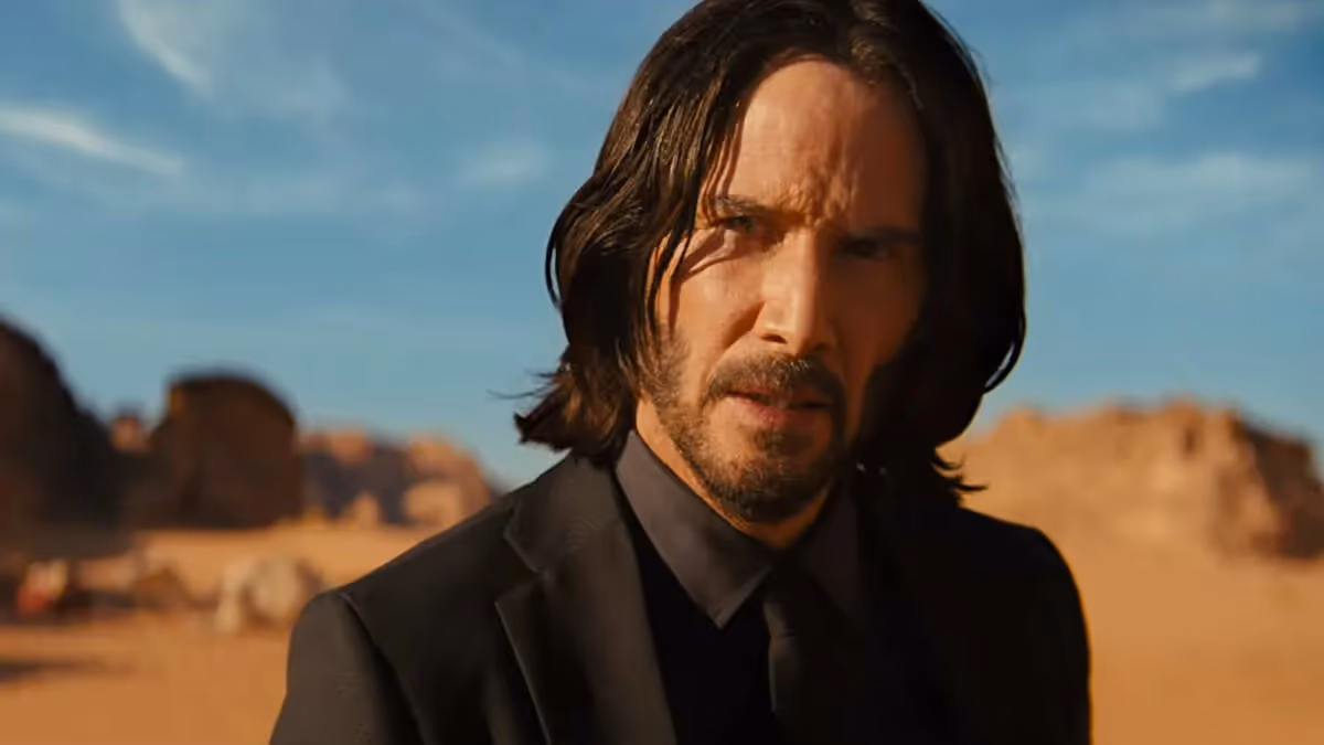 John Wick in the desert
