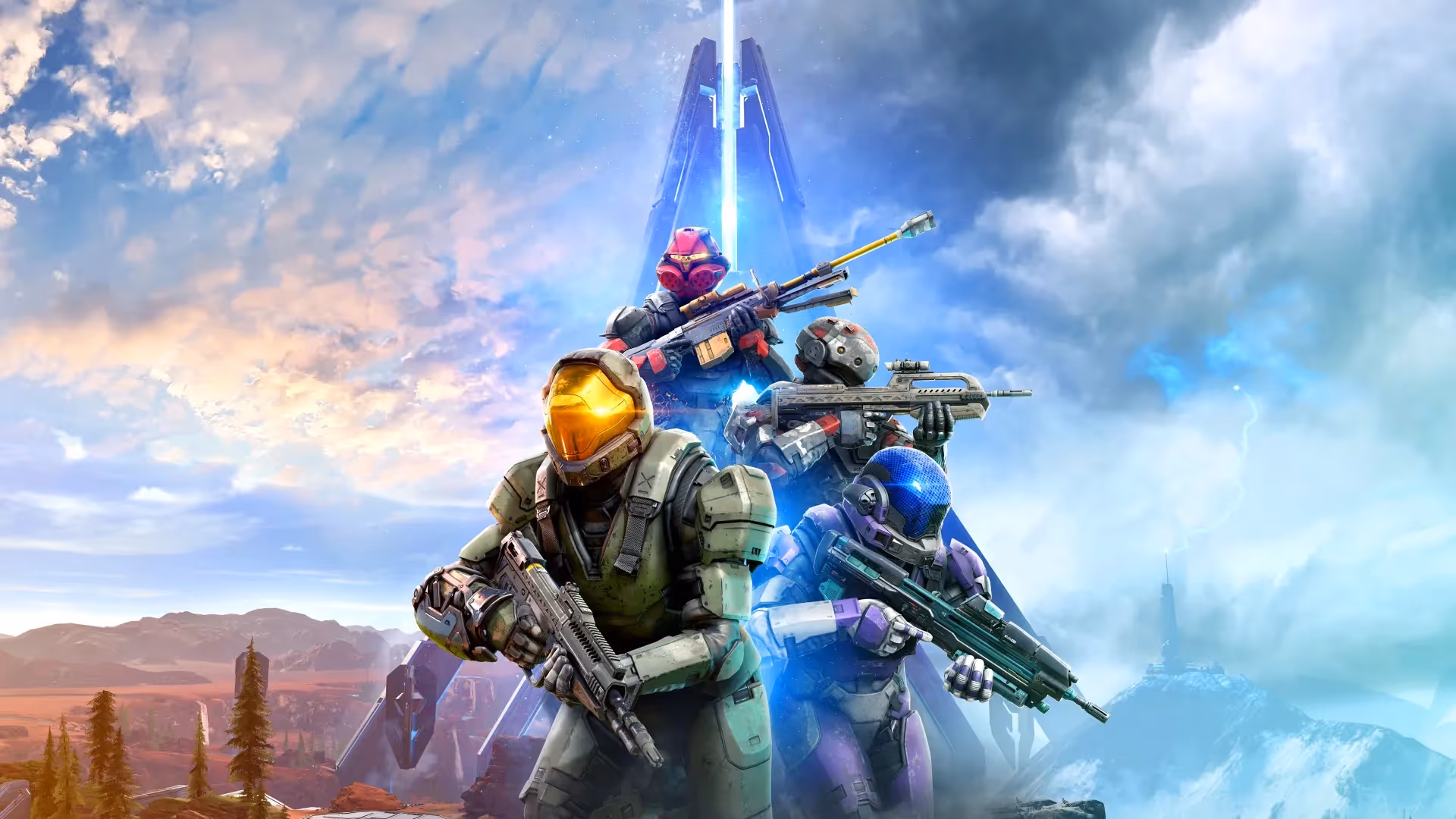Halo characters in position