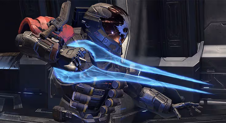 Halo character using the energy sword