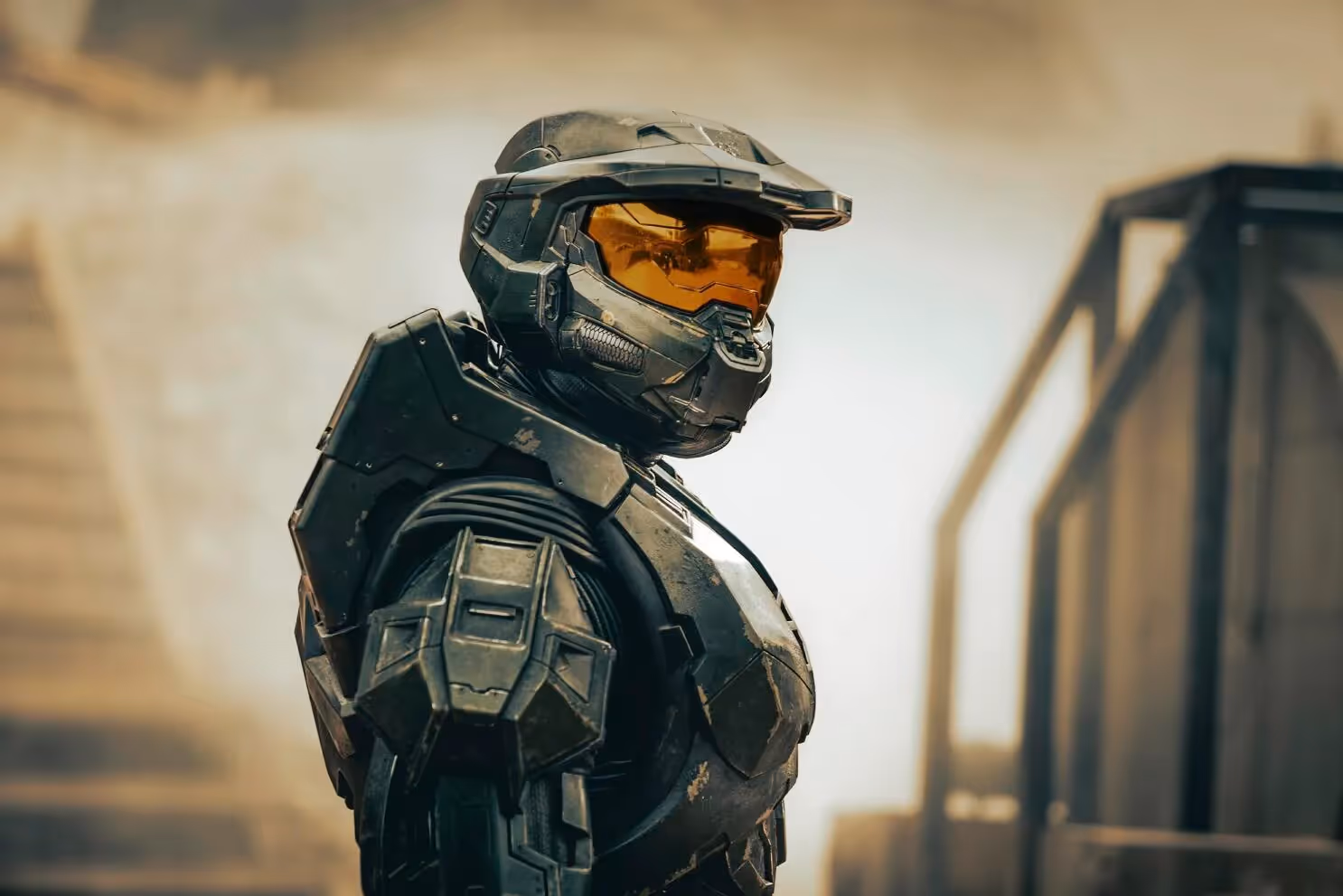 Halo character looking to the side