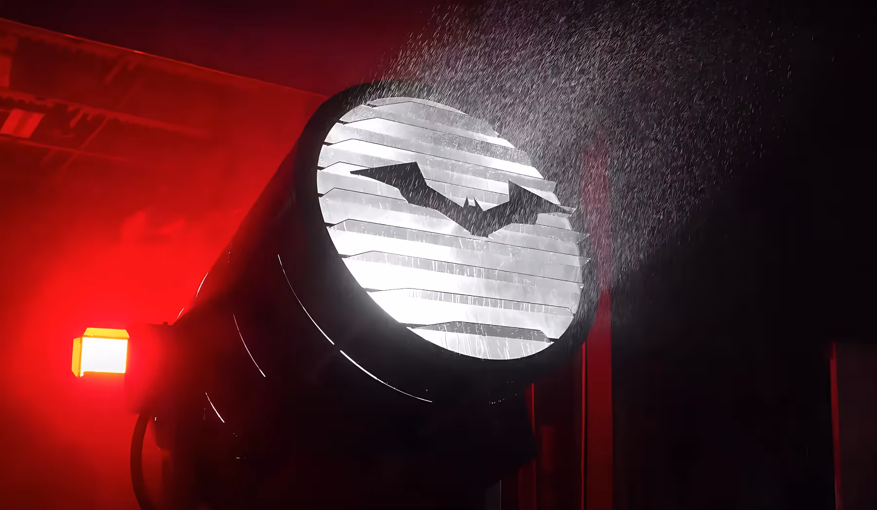 Bat signal built by Hacksmith on