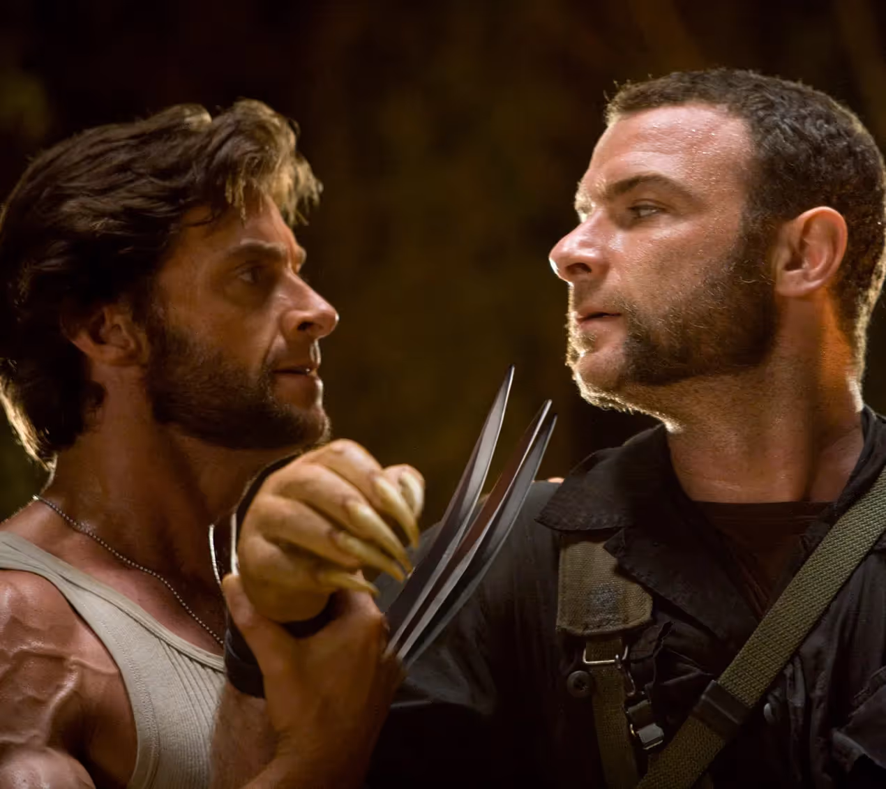 Wolverine in a battle