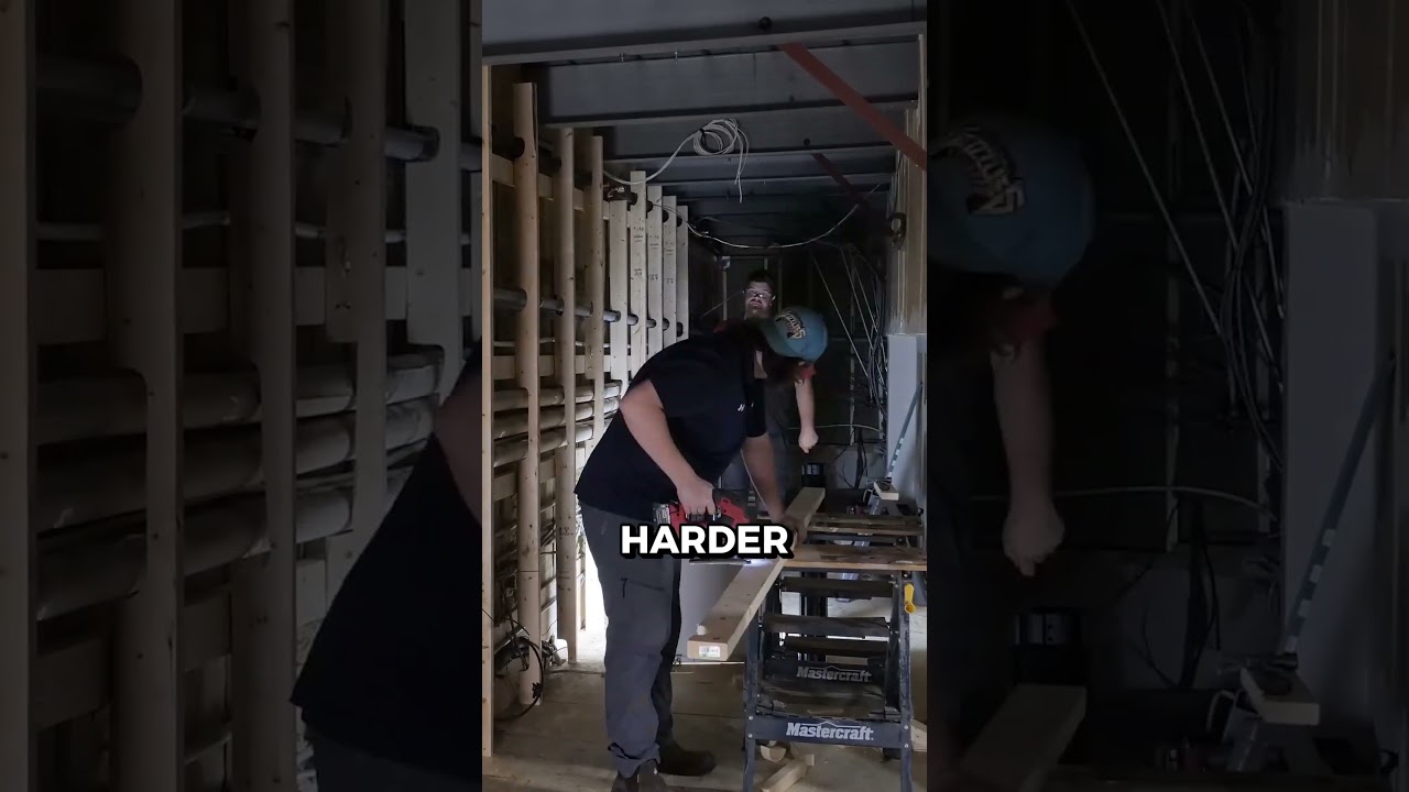 Built a ceiling apartment so we never have to leave the workshop. #engineering #tinyhouse