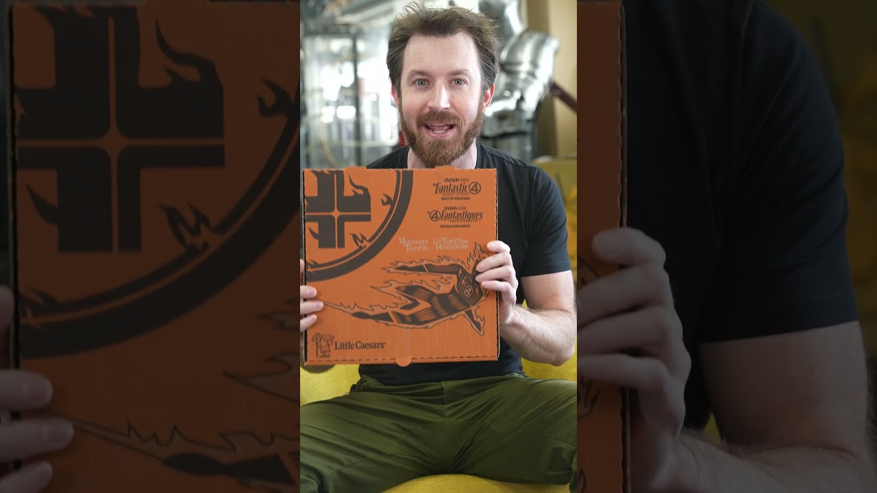 4 heroes, 4 flavours—The Fantastic Four-N-One Pizza is here at Little Caesars Canada! 🔥🚀🧑‍🚀💪