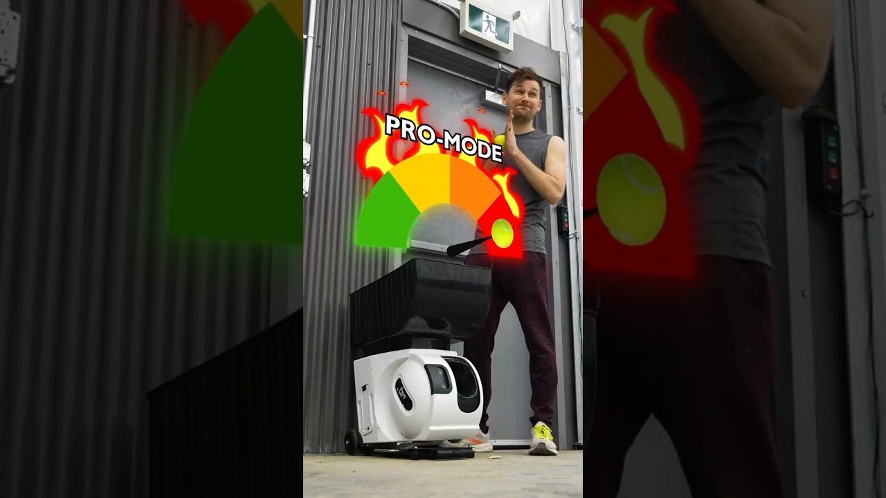 Make It Real: Bogdan gets good at tennis. Anywhere. Anytime. #Pongbot #PongbotPaceSPro #training