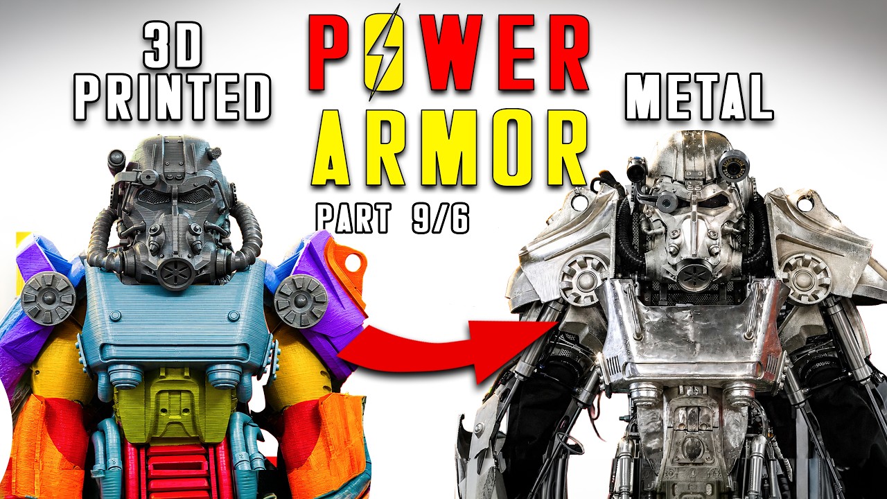 Covering my POWER ARMOR in a SUPER ALLOY | Real Life Power Armor (Part 9/6)