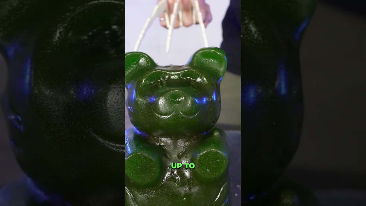 Let's see which of these Hacksmith tools will break the gummy #tbt #hacksmith #makeitreal