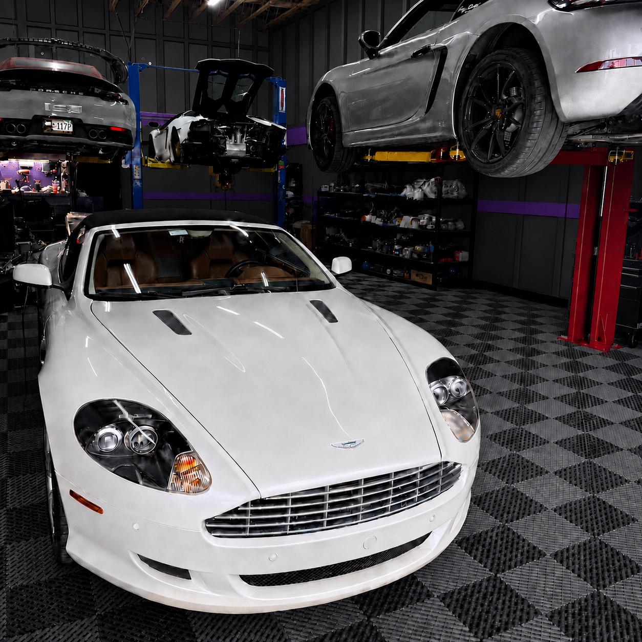 Aston Martin oil change and maintenance service in Las Vegas