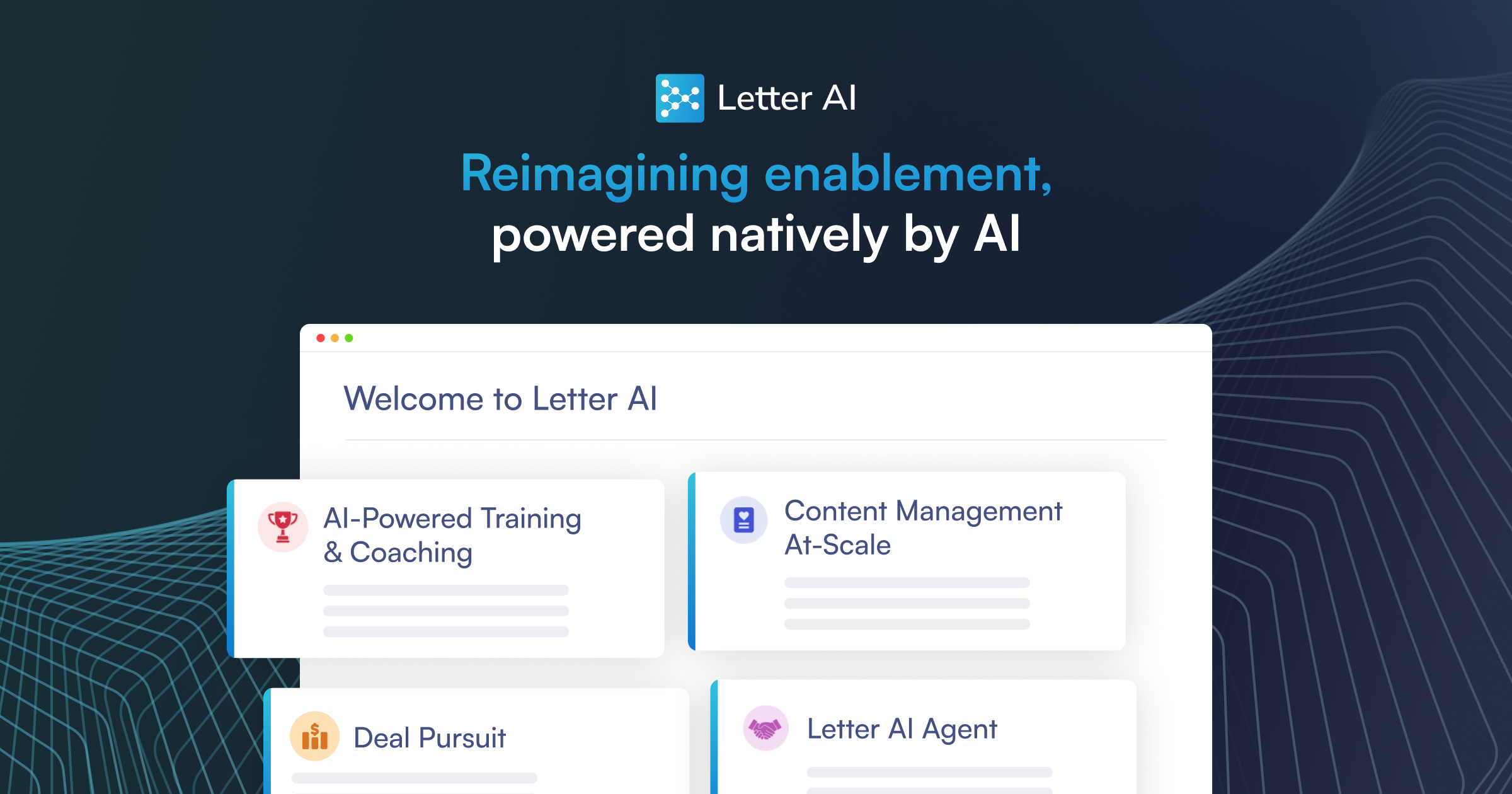 Letter AI - Reimagining enablement with AI at the core logo