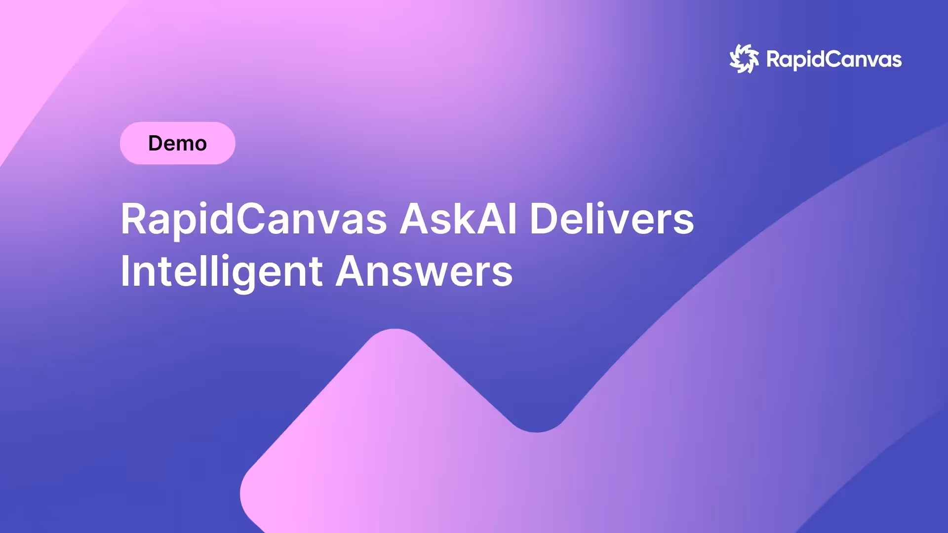 AskAI Demo: A purpose-built, intelligent, conversational assistant