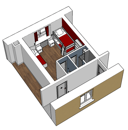 plan d'aménagement 3d