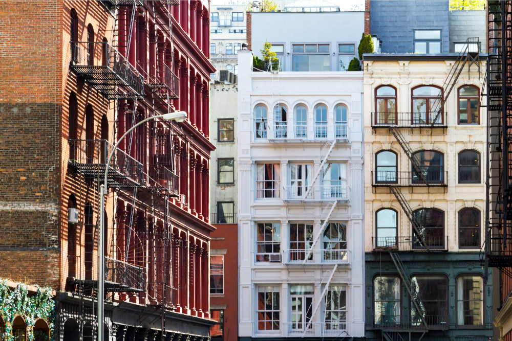 A mix of market rent and rent-regulated apartments in NYC