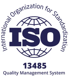 ISO 13485 Quality Management System certification mark