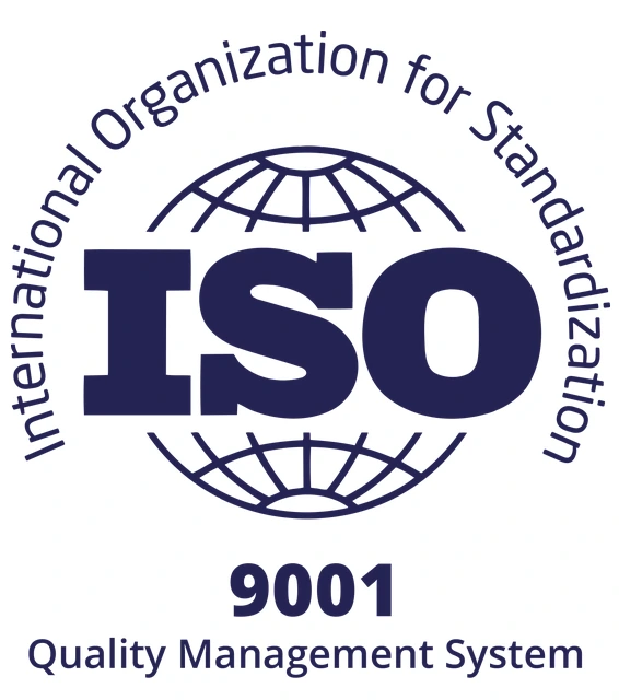 ISO 9001 Quality Management System certification mark