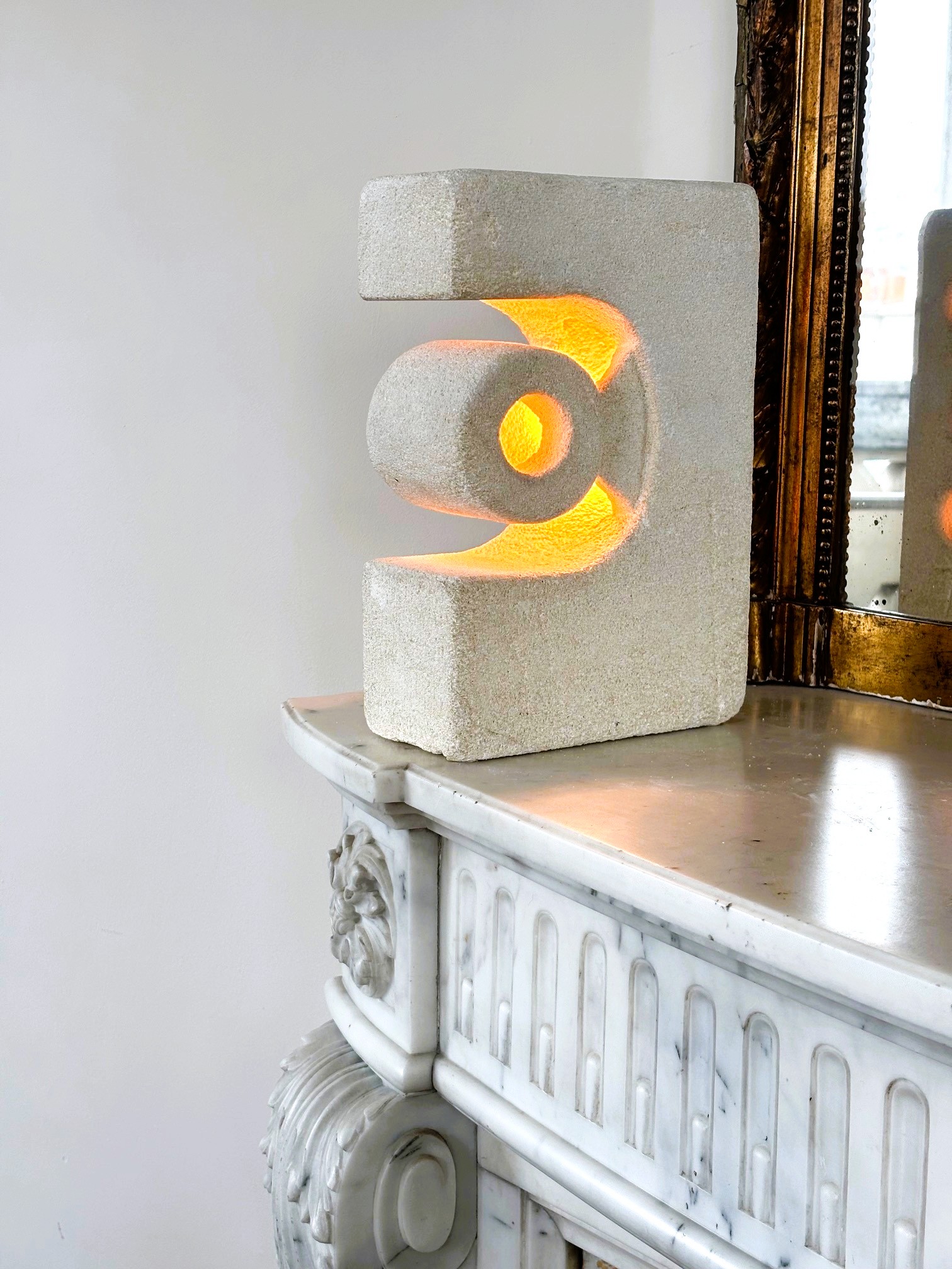 Stone lamp by Albert Tormos